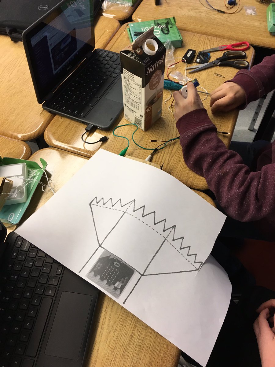 ryan_psmith's tweet image. Art + Making + coding with Micro:bits and Servos! #tldsbcode #TLDSBLearns #tldsbmakers @microbit_edu @l_felhaber @PineGlenPS