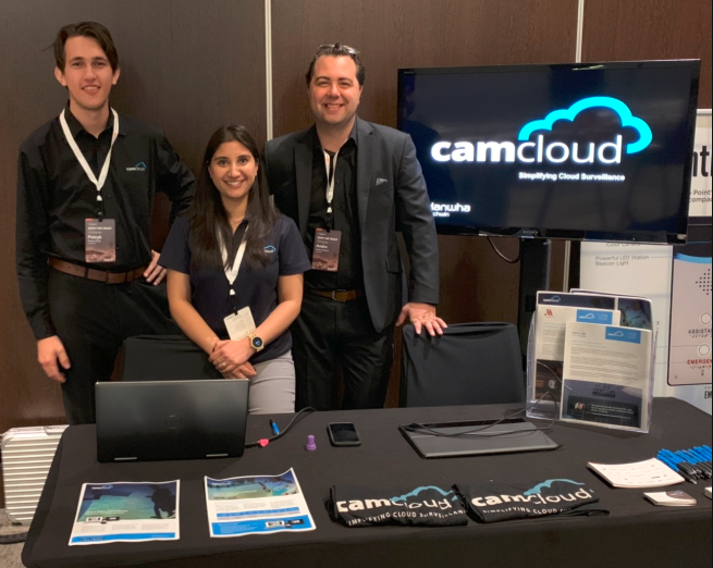Camcloud's tweet photo. We love connecting with our partners and customers at events and conferences. Next up is @ISCEvents #ISCWest in Vegas in 3 wks. Looking forward to seeing all attendees there! @realmrcloud #cloudvideo #cloudvideosurveillance #videosecurity #vsaas #camcloud #cloudstorage https://t.co/gWvbkXjBcF