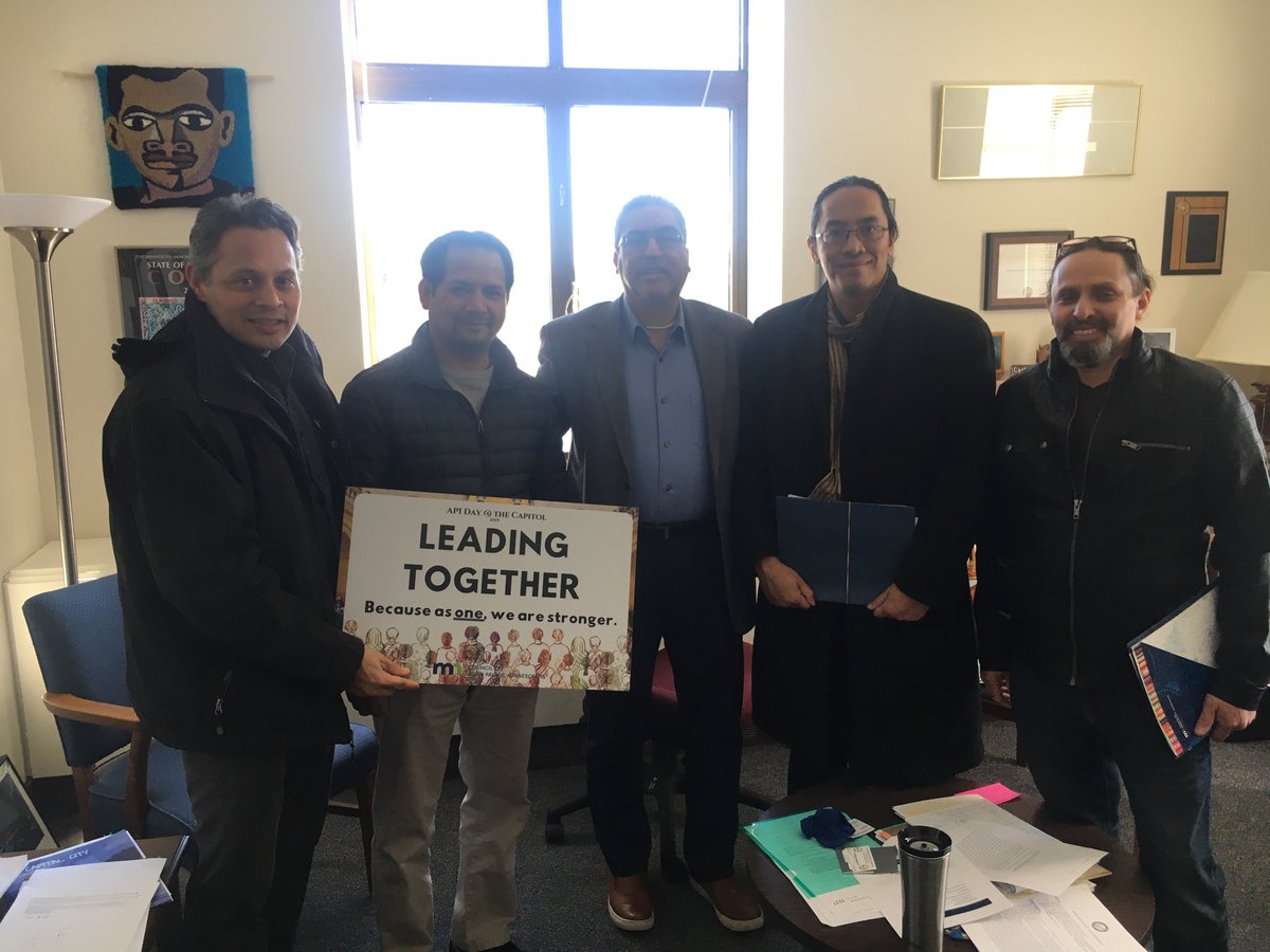 Thx Rep Mariani for strong leadership on Post Conviction Relief for MN refugee communities. If it is good for Cambodian, Filipinx, Lao, Puerto Rican &amp; Mexican families, it is good for MN. API Day @ the Capitol.