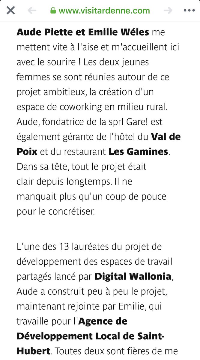 lisalombardibe's tweet photo. Chouette blogpost de Visit Ardenne sur @CoworkingGare membre du réseau @cowallonia|@digitalwallonia! Un nouvel espace de #coworking dédié au développement rural et local, à la mise au vert et à la création d'une communauté active
https://t.co/UbjAVJBK8d 
#digitalwallonia #provlux https://t.co/nntxRHoKw4