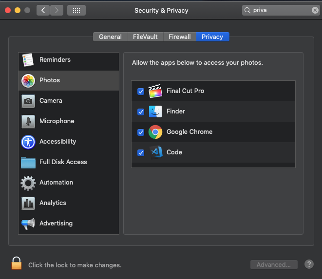 tningjs's tweet photo. Just install VS Code this morning, I feel a bit strange why it ask access to my Photo/Contact/Calendar?

#privacy #dataprivacy @code @Microsoft https://t.co/tQbQVJzuLY