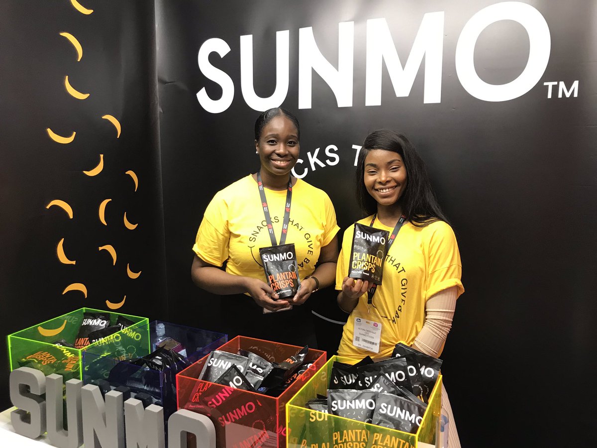 IFE_Event's tweet photo. The lovely ladies at #Sunmo know a thing or two about plantain snacks! We can tell you - they’re delicious N2568 😋 #ife19 #plantain https://t.co/w6APuXvZsd
