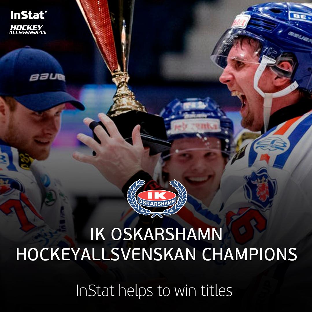 InStatHockey's tweet photo. InStat helps to win titles! 🇸🇪🏆
Our ice hockey client from Sweden – @iko_officiell won @hockeyallsvensk ! 🏒🇸🇪
#Hockey #IceHockey #HockeyAllsvenskan #Allsvenskan #SwedishHockey #InStatHockey #InStatClient #Congratulations https://t.co/J4ZSh0kqxW