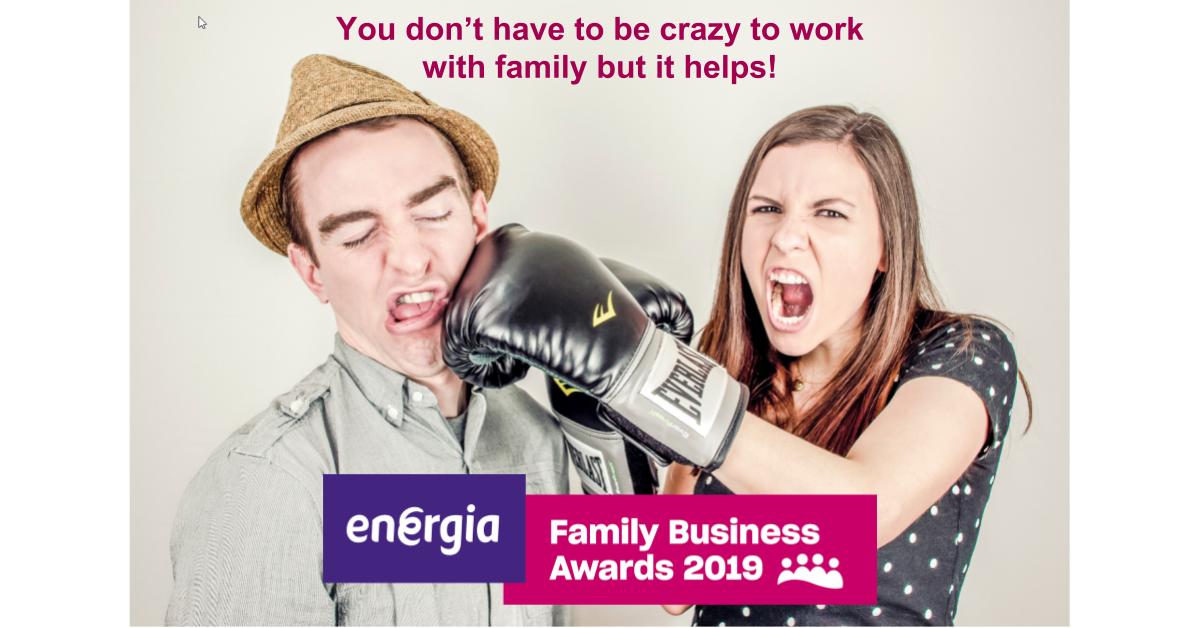 Family can be difficult. Can you IMAGINE working with them? If you do then maybe you deserve an award! Head on over to our website to enter the Energia #FamilyBusinessAwards! &gt; &gt;  &gt; familybusinessawards.ie
