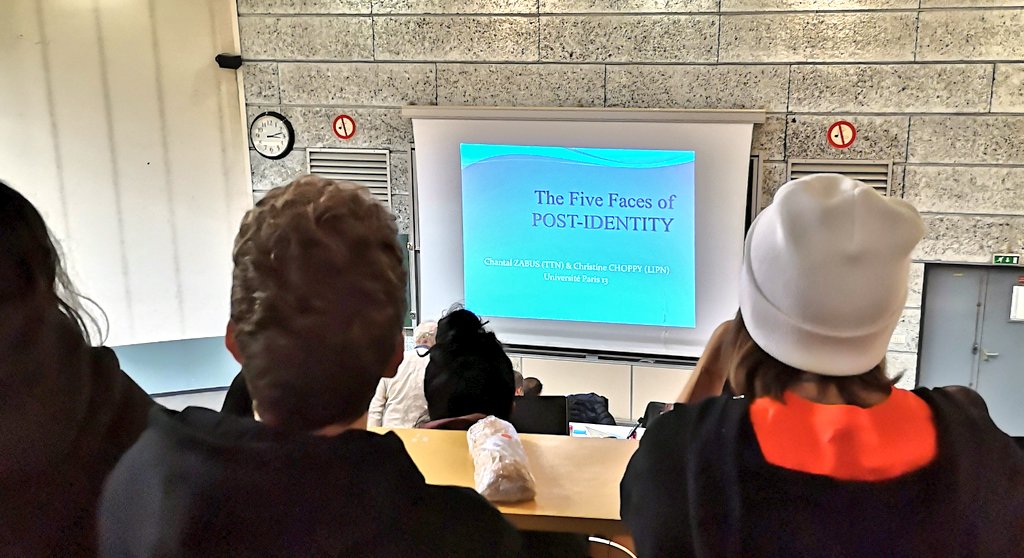 #SPE2019 Where does my #identity come from?
- consciousness of the body
- the environment
- languages
- values, references, religion, culture
- what I did and do
Said professors C. Zabus and C. Choppy during a conference about equality
