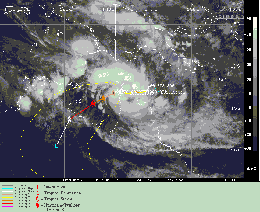 BaderWeatherMap's tweet photo. نشاط ملحوظ للعواصف المدارية على شرق وغرب أستراليا وينشط شرق الأراضي الأسترالية عاصفة مدارية باسم #تريفور يتوقع أن تتحول إلى إعصار من الدرجة الثالثة عند دخولها على مياه المحيط مرة أخرى بينما غربها ينشط عاصفة مدارية باسم #فيرونكا يتوقع أن تتحول لإعصار من الدرجة الرابعة
#طقس_العرب https://t.co/SeVxC9qj5X