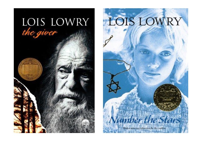 Happy birthday to Lois Lowry, author of The Giver and Number the Stars - two powerful books. 