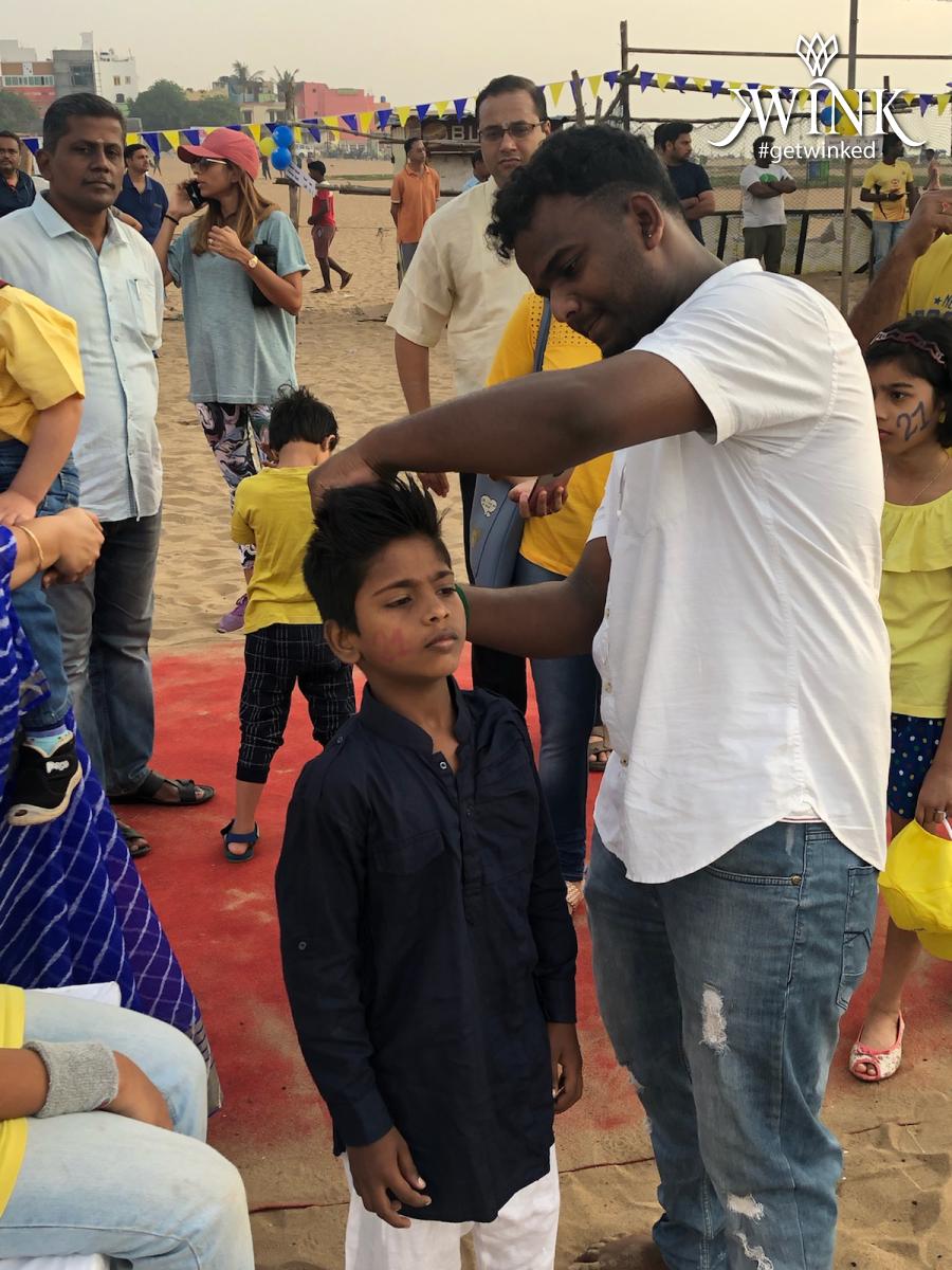 whatawink's tweet photo. On account of #WorldDownSyndromeDay, we had the privilege to spend time with some kids and got them winked stylish last Sunday. A huge thanks to Anusha Swamy for letting us be a part of this event.
Catch @Sai_Pallavi92 too who attended the event.
#InclusionIsCool #WINK 
2/2 https://t.co/1VCbqAY7LF
