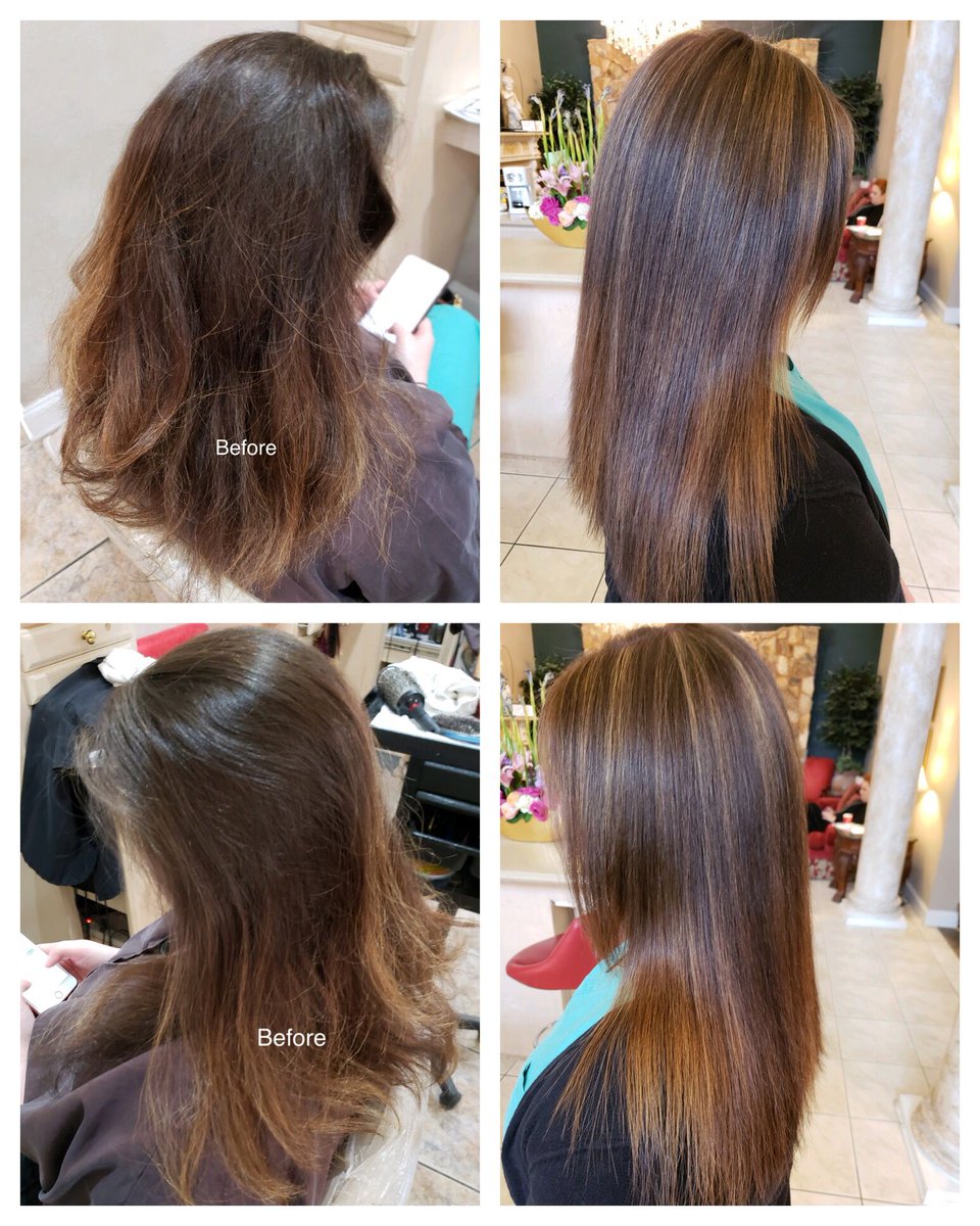 We love a subtle, yet effective, refresher appointment! Just look at how the baby lights Mrs. Jeanne painted on her client’s strands enhanced the overall beauty of her hair! Pair the highlights with a trim and honey you’re upgraded 💁🏻‍♀️ 

#lookoftheday #upgrade #refresh