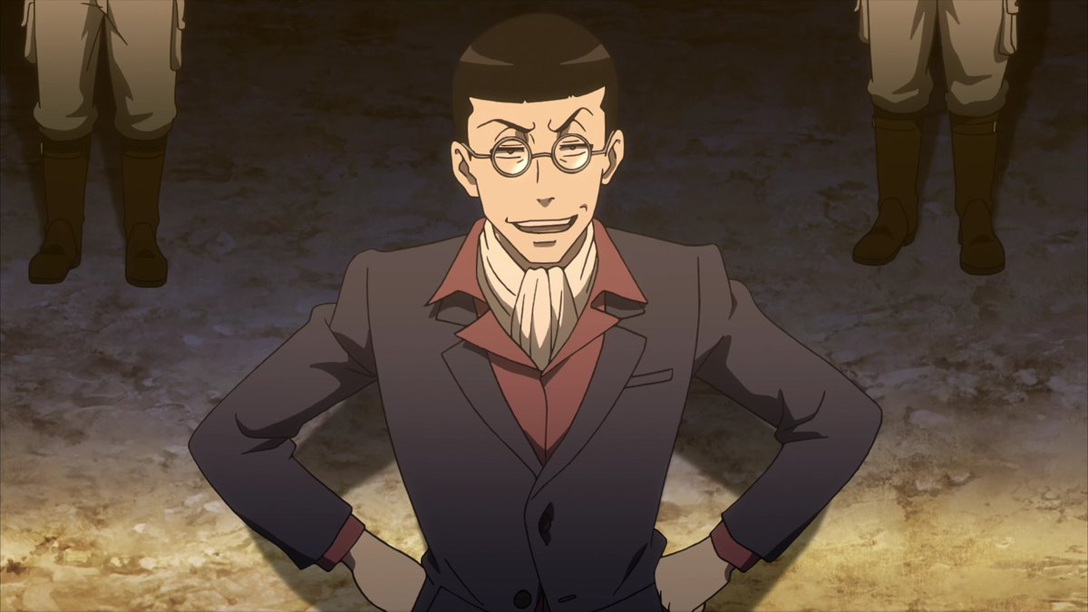 ヤマノヤ Auf Twitter 10話 イケスカのイサオはイサオ独裁帝国を作るためにラハマに出現した穴を奪いに爆撃機を投入 そこに蛇マークの機体乗りナオミがコトブキ飛行隊を助けに参上し 1枚目はイサオではない人事部長である コトブキ