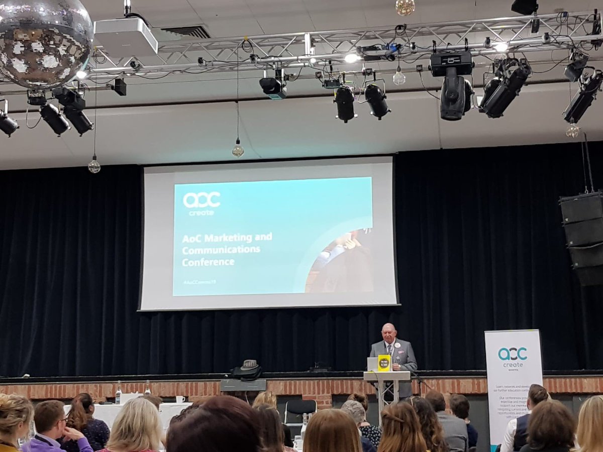 EducateDirect's tweet image. AoC’s Marketing and Communications Conference has started! Welcome from Steve Frampton, President of Association of Colleges. If you are not attending, you can follow insights and learning of the day on our channels! 

#AoCComms19 #digitalmarketing #marketing