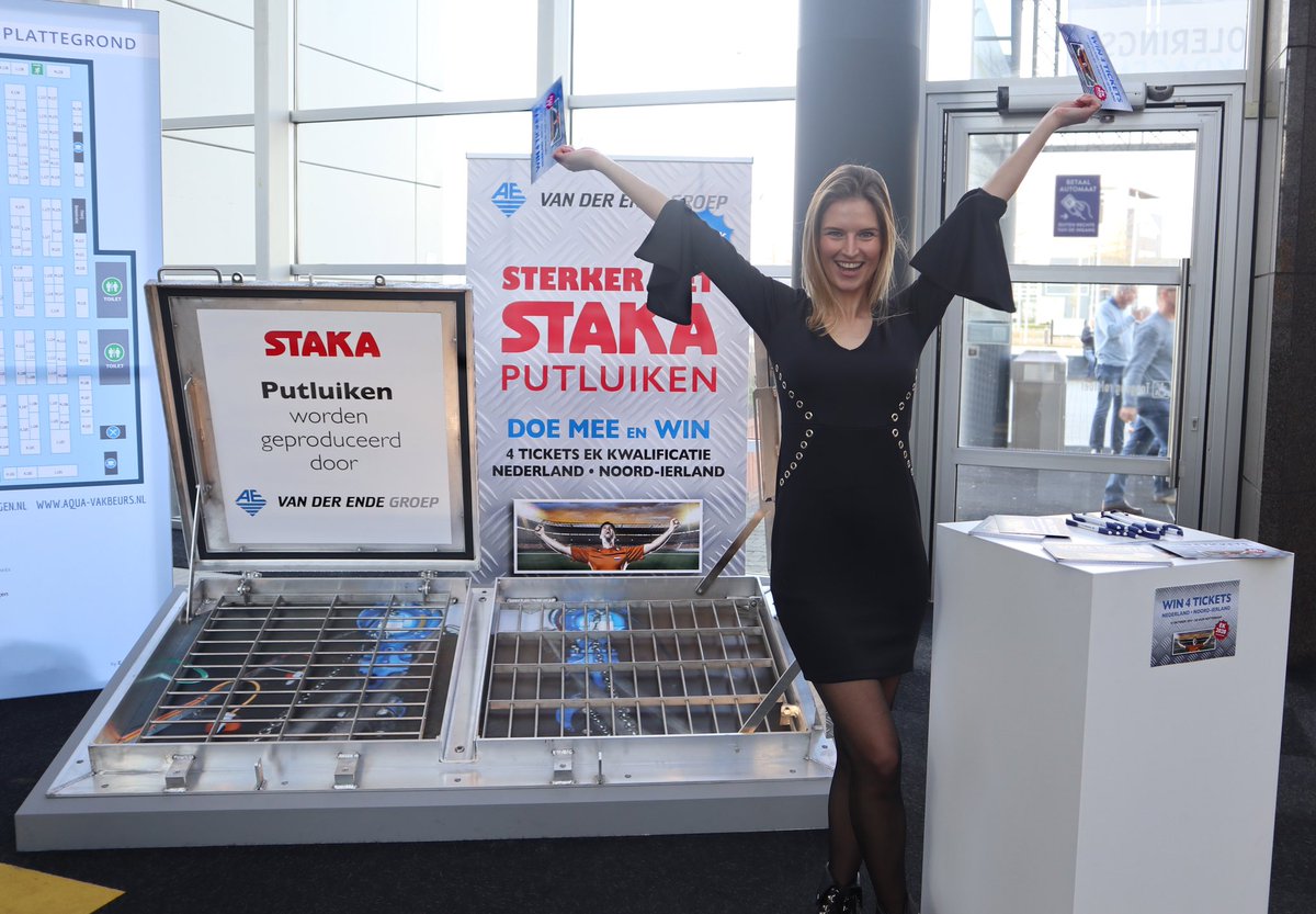 vanderendegroup's tweet photo. Heeft u al meegedaan aan de #Staka putluiken prijsvraag?⚽️ Haal een kaart bij Cynthia bij de ingang en lever deze in op onze stand (i.113). Tot straks!⚽️ #winnen #EK #kwalificatie #AquaNederland @Aqua_Rio_EH https://t.co/z45WuvEUsB