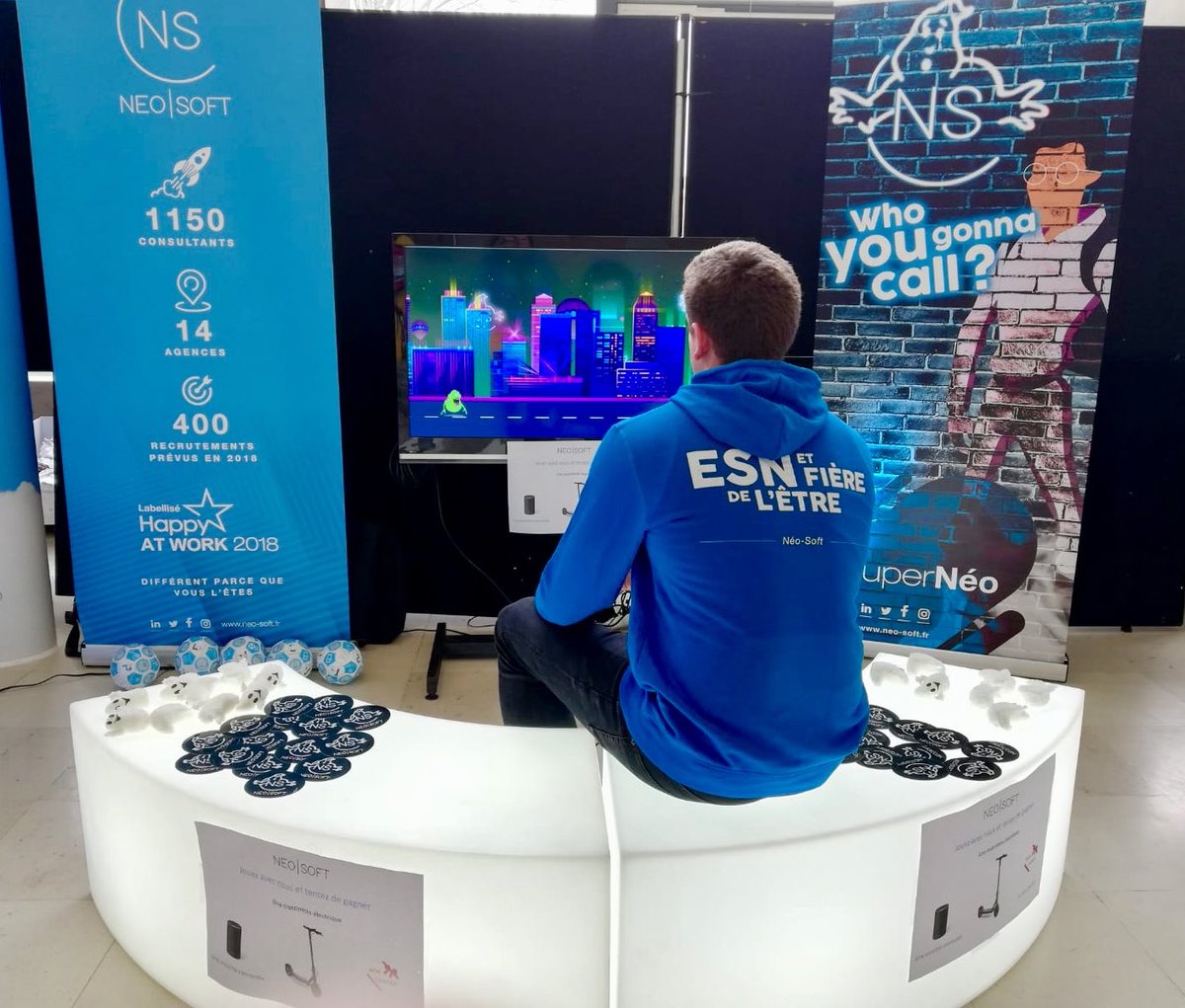 neosoft_'s tweet photo. [RENNES] En direct du @breizhcamp 2019 🙌🏼 retrouvez-nous sur notre stand Néo, pleins de surprises vous y attendent !!🕹🍪🛴
#breizhcamp #breizh #ITmeeting #conference #SuperNeo #ESNetfieredeletre #Livetweet https://t.co/hXVpXKaJ2P