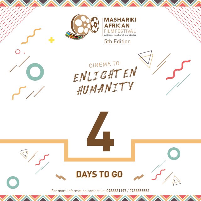 MasharikiFest's tweet photo. 4 days to go for #MAAFF2019 , a can't miss event. If you are in #Kigali on 24th to 31st March,don’t miss this 5th edition of special screenings of top best selected African movies. Book your calendar. Register NOW 
👉🏻 https://t.co/xzJtyPYe5u https://t.co/PuMJPvxCwG