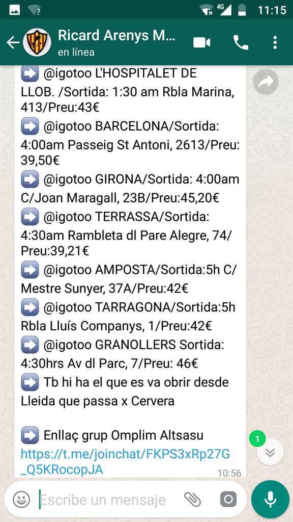 jm_clavero's tweet photo. Llistat provisional (de moment) de busos que sortiran cap a #Altsasu per fer costat a les famílies dels nois.
#OmplimAltsasu
#AltsasuSomTots https://t.co/prf501aQy9