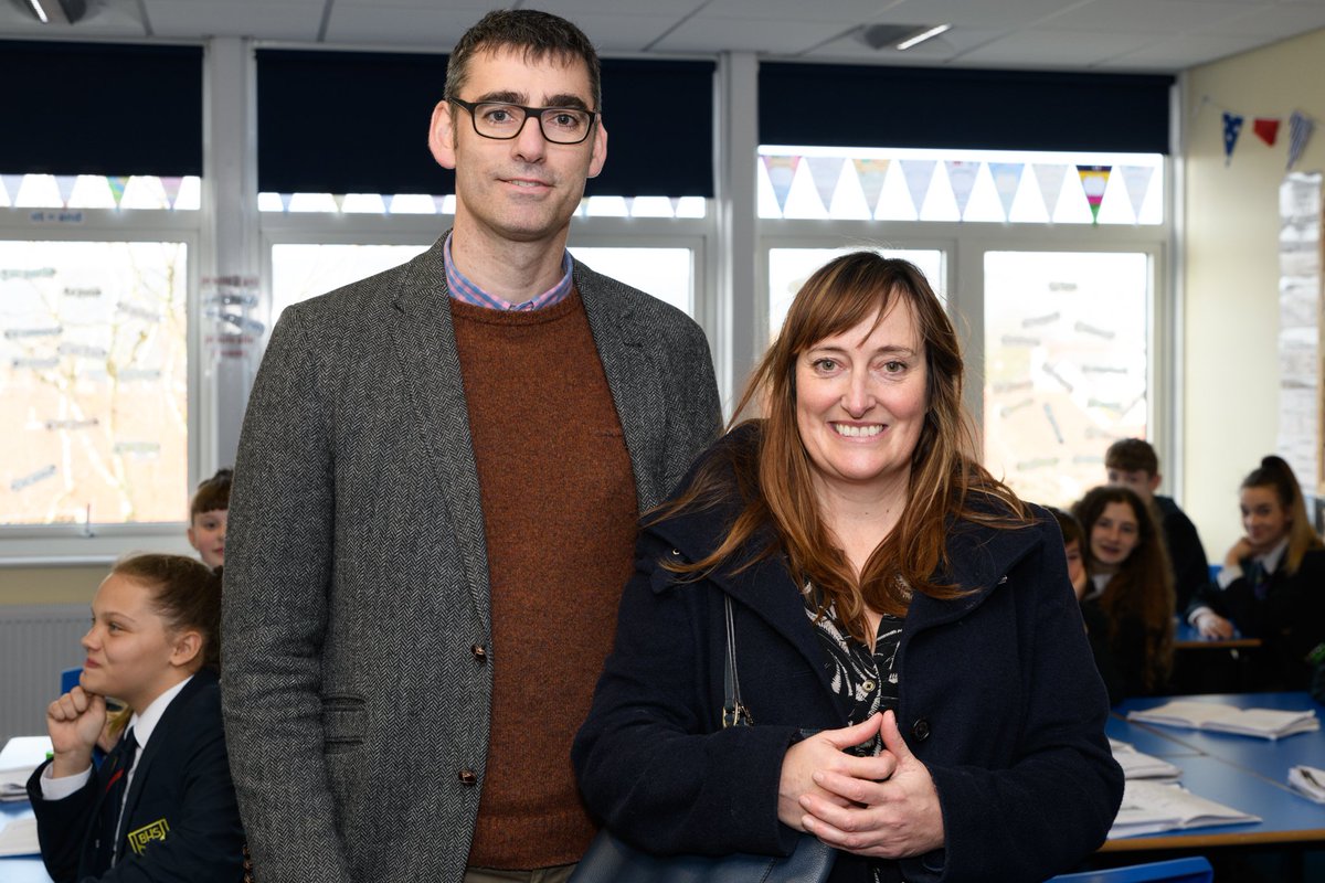 We were pleased to welcome <a href="/DeputyTadier/">Deputy Montfort Tadier</a>  from Jersey and his wife Samantha, a teacher. They came to look at our provision of modern foreign languages and enjoyed meeting pupils and staff <a href="/iomdesc/">Department of Education, Sport and Culture</a>
