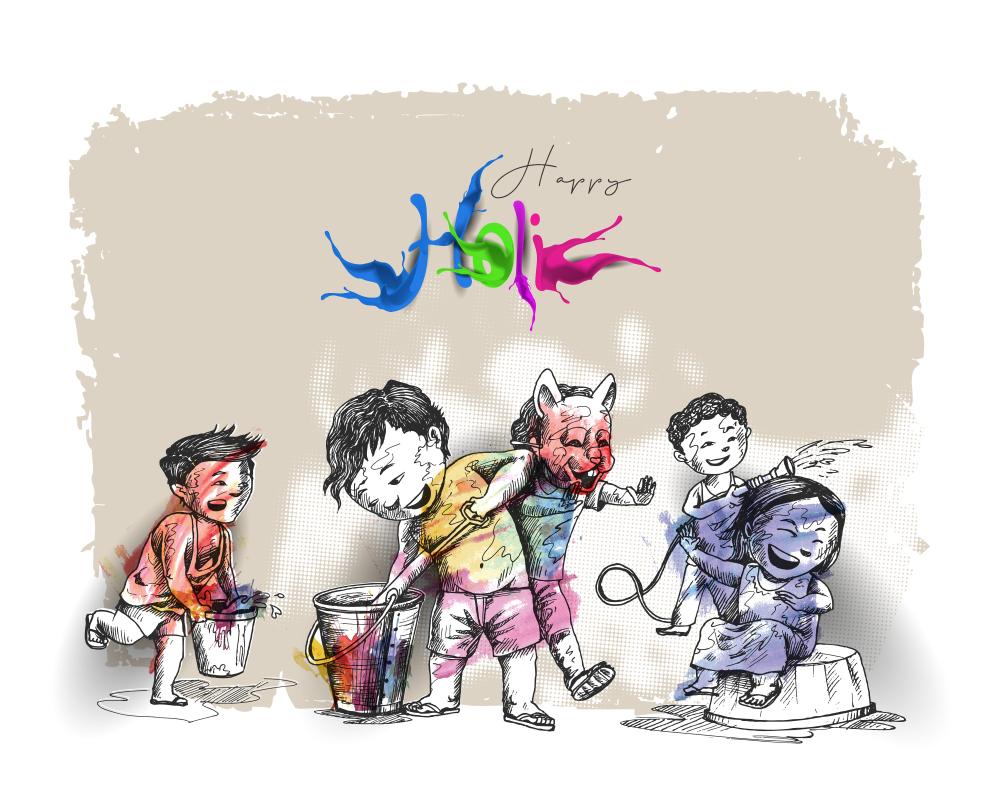 proclippath's tweet photo. Here comes again the time to celebrate life with colors and lots of enthusiasm. Enjoy this colorful festival to its fullest! Happy Holi to you and your family! https://t.co/ynKAjBWxaW