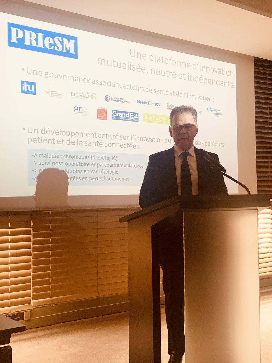 MattLedermann's tweet photo. Pour l’@adom, @gastonsteiner présente PRIeSM qui développe les parcours de santé de demain. #HealthTech #innovation #AdomMutualite #healthinsurance https://t.co/PWnGsE1n2L