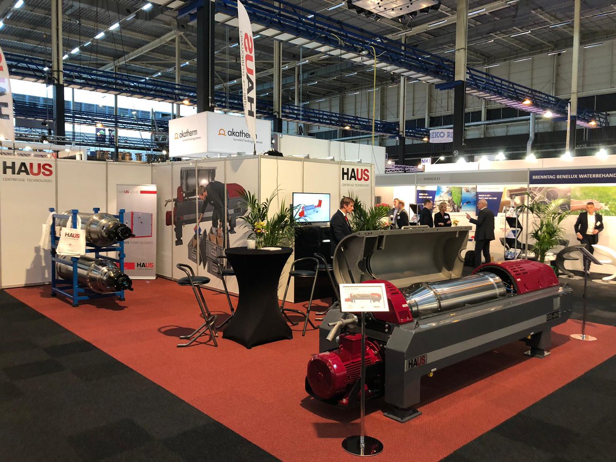 HAUS is the participant of 13th edition of Aqua Nederland Vakbeurs
19 - 21 March 2019
@hauseurope #decantercentrifuge #wastewatertreatment #sludgedewatering
