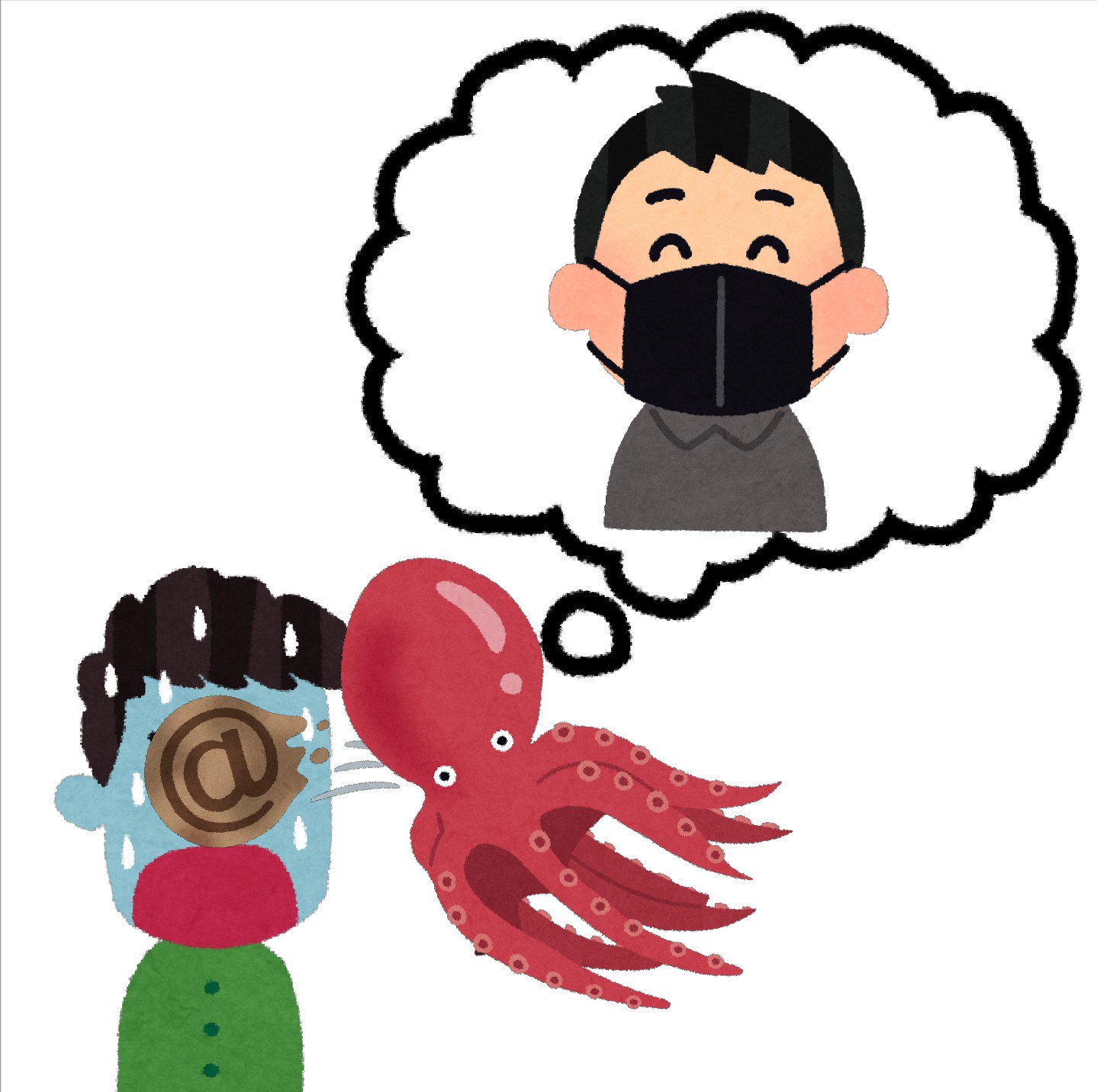 まいチクをいらすとやで再現 V Twitter 再現難易度 使ったイラスト 5枚 ふきだしのイラスト 黒いマスクをした人のイラスト 辛い表情の男性のイラスト 第6段階 酷いリプライを飛ばす人のイラスト 泳いでいるタコのイラスト まいにち まいチクをいらすとやで再現 V Twitter 再現難易度 使ったイラスト 5枚 ふきだしのイラスト 黒いマスクをした人のイラスト 辛い表情の男性のイラスト 第6段階 酷いリプライを飛ばす人のイラスト 泳いでいるタコのイラスト まいにち