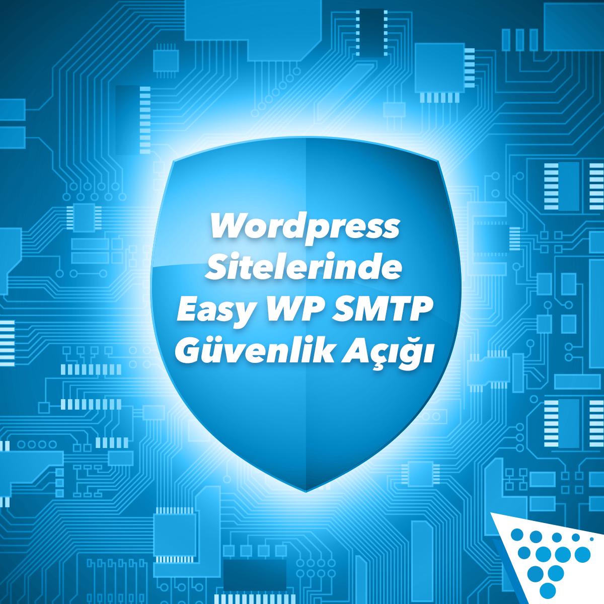 guzelhosting's tweet photo. Wordpress sitelerdeki Easy WP SMTP eklentisinde, zararlı kod çalıştırılmasına yol açan bir güvenlik açığı bulunmuştur. Bu eklentiyi kullanan müşterilerimizin sitelerininin güvenliği için bu eklentiyi bir an önce silip farklı bir SMTP eklentisi kurmasını şiddetle önermekteyiz. https://t.co/SWLDq7gdUZ