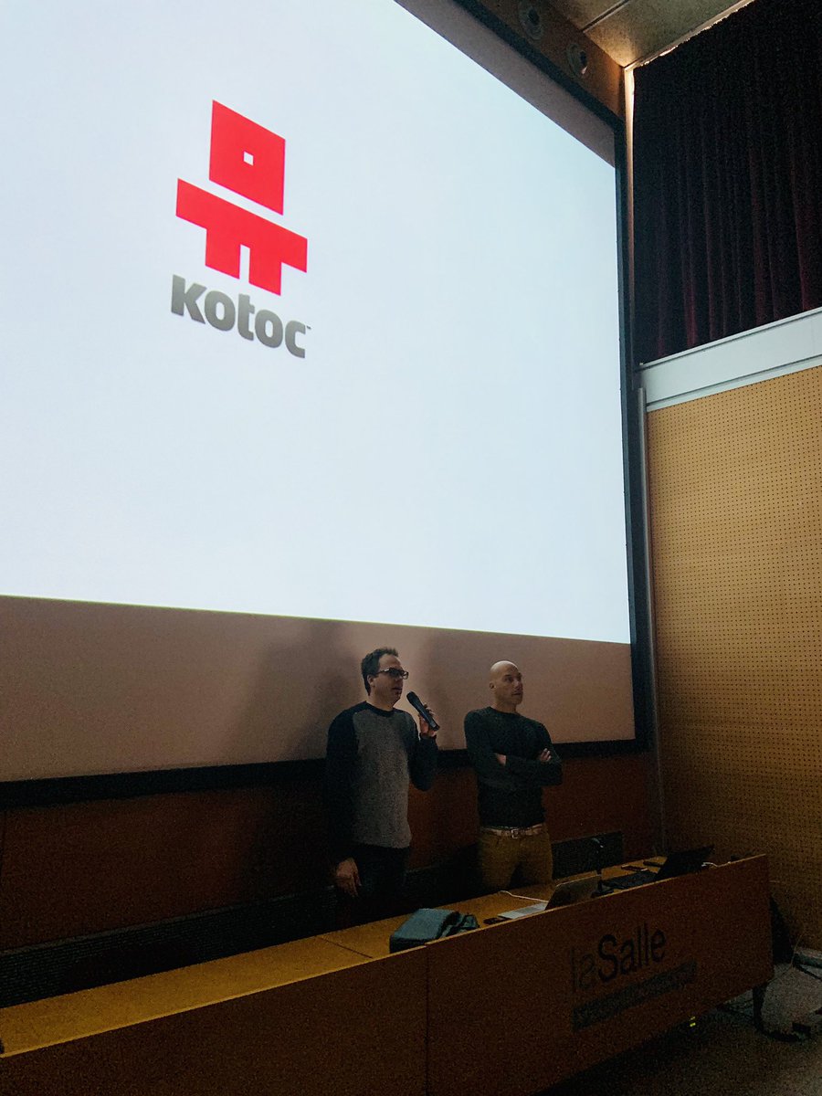 LaSalleBCN's tweet photo. Hoy nos visitan los chicos de @kotoc_cat, que compartirán su experiencia en la industria con los alumnos de Grado de Animación &amp; VFX 🎬🎮 #animacion https://t.co/4HSY4Oci9y