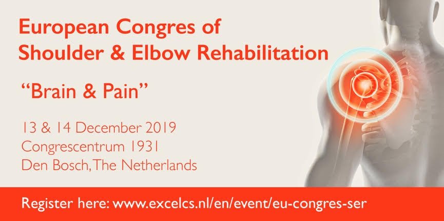 EUSSERBOARD's tweet photo. SAVE THE DATE! 13th &amp; 14th December 2019: European Congres of Shoulder and Elbow Rehabilitation in Den Bosch (the Netherlands)!!

Take a look at the program:
https://t.co/e5PXSF98AN https://t.co/bzioAr0gpd