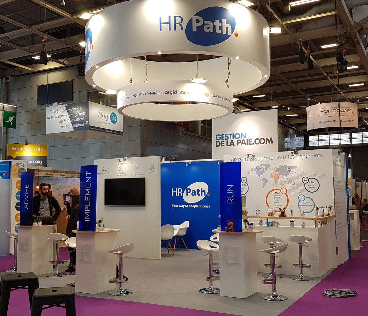 79Agency's tweet photo. Le salon #SSRH a ouvert hier, nous sommes ravis d'avoir accompagné #hrpath pour la réalisation de son stand.
Retrouvez les jusqu'au 21 mars 2019 Hall 4.1 #stand B10 

#sap #successfactor #hraccess #oracle #workday #digital #mobilelearning #hr #hris #talentmanagement @79_agency https://t.co/Ik3HkeyZb2