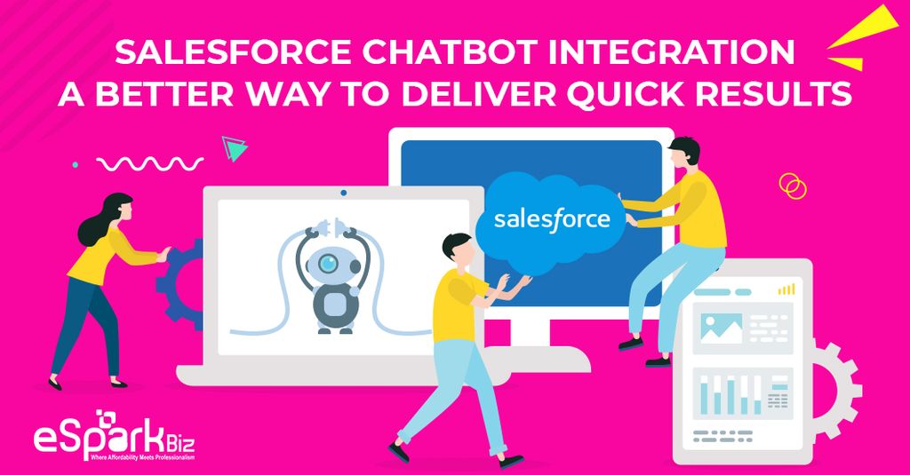 Twinybots's tweet image. How Salesforce Chatbot Integration contributes to Organization Growth? twi.li/XOUBiz #Chatbot #Salesforce #ChatbotIntegration