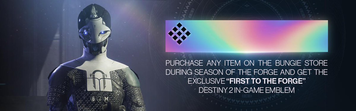 Un petit code pour l'emblème exclusif "First to the Forge" ça tente quelqu'un ?
Pour le remporter, il vous suffit de Follow + RT ce tweet.

TAS le 27/03