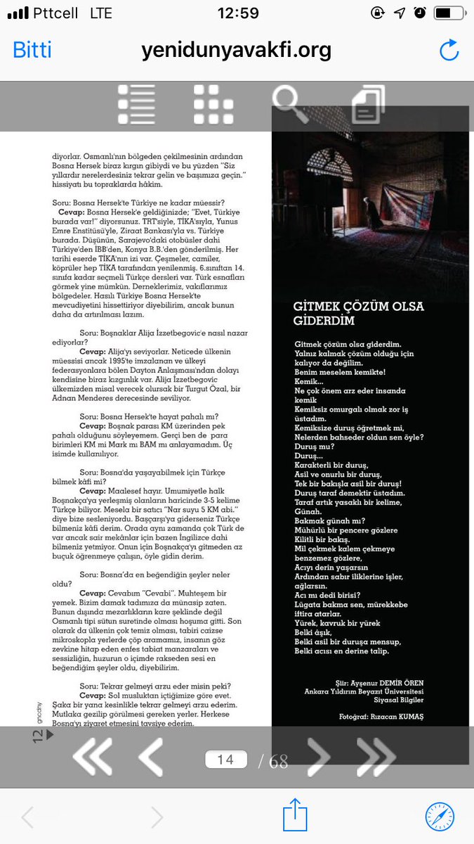 Yeni Dünya Dergisinde şiirlerim yayımlanmış 🙆🏻‍♀️👏🏻 📚 
Emeği geçen tüm yayım ekibinin emeğine sağlık❤️
E-dergi linki aşağıdadır...
yenidunyavakfi.org/wp-content/upl…