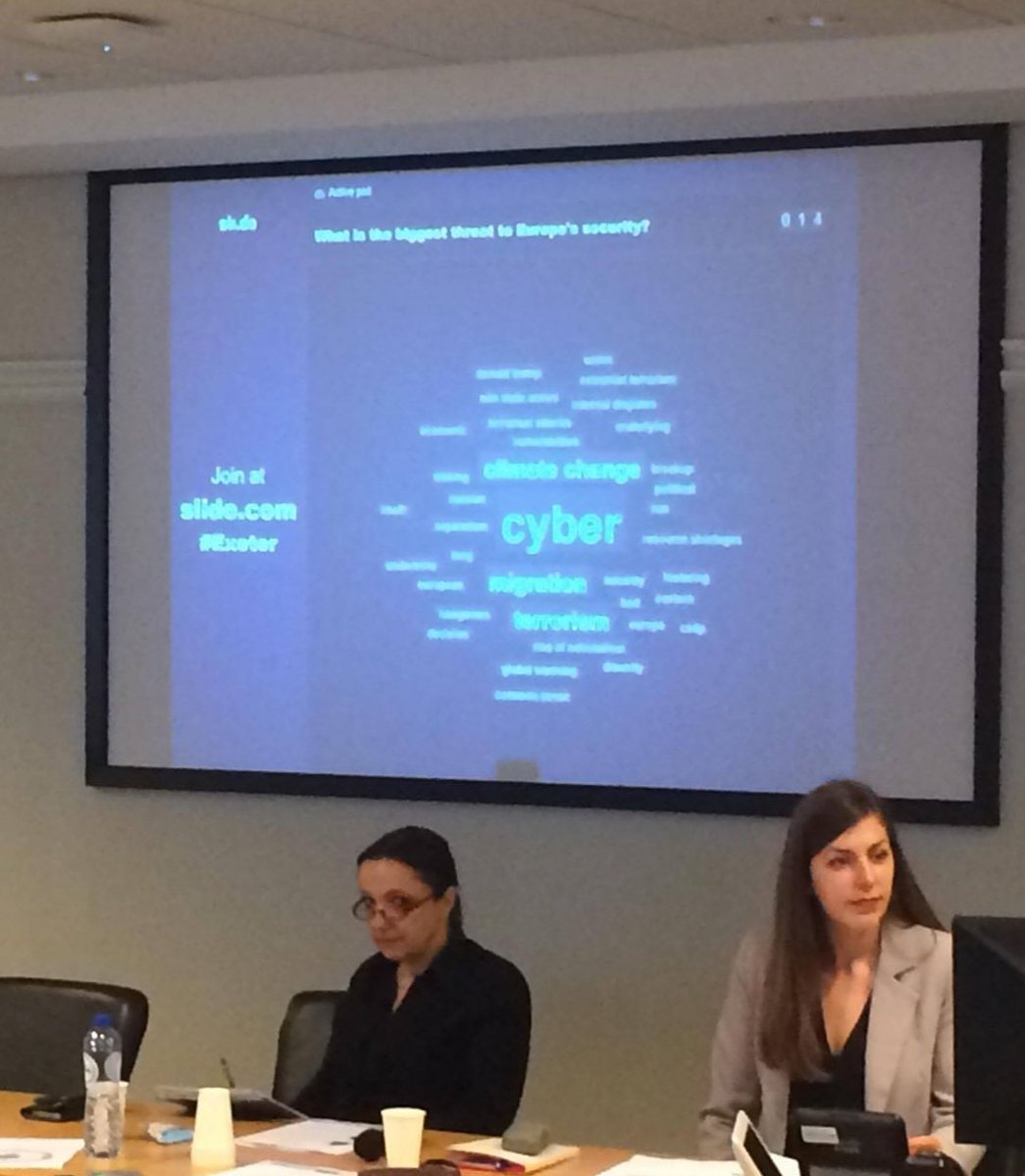 TaniaLatici's tweet photo. Super good discussion with students of security and strategy @UniofExeter. Clear awareness of threats to European security and critical assessments of #StrategicAutonomy 
@EP_ThinkTank https://t.co/2G4MDSSk1F