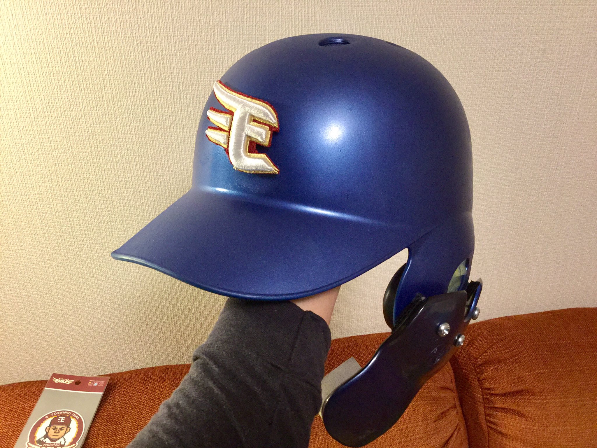 楽天イーグルス ヘルメット 選手着用ヘルメットに採用されている「玉虫