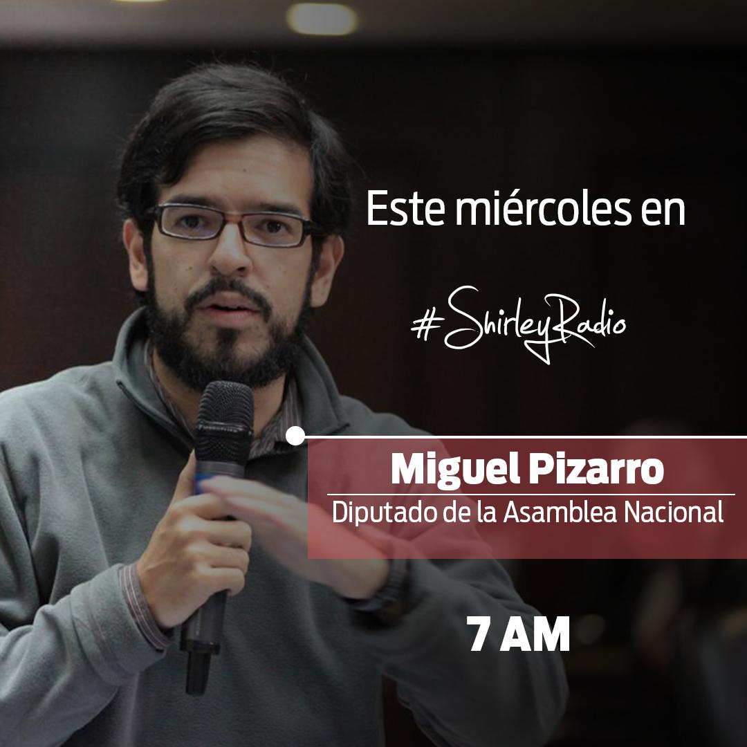 ShirleyVarnagy's tweet photo. Pronto estaremos conversando con el diputado de la Asamblea Nacional @Miguel_Pizarro, quién nos hará un análisis de la situación política venezolana en #ShirleyRadio por @CircuitoOnda. https://t.co/1SHrGCSt1u