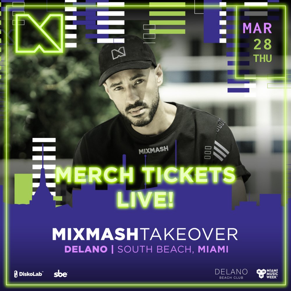 MixmashRecords's tweet photo. Surprise! Exclusive Mixmash Merch at #MixmashMiami! Get a Merch Ticket and score some discount in the process!

Get your Merch Tickets here: https://t.co/Ii159t1kCr

Already have your ticket? Don’t worry there will be a merch stand at our event! 🚀🌴🌞 https://t.co/iYjr51nrV3