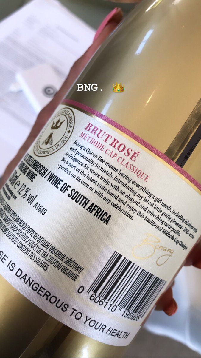 Bonang's tweet photo. So proud of myself!!! You did it baby girl.. 🙏🏽💐👌💕 #HouseOfBNG https://t.co/u5UtsoFyNw