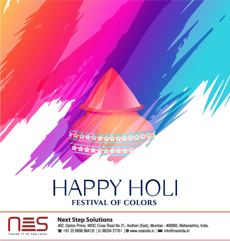 NXTSTPSOLNS's tweet photo. Next Step Solutions Wishes you a Happy &amp; Colorful Holi https://t.co/XF2NGQKkNA