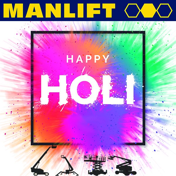 manliftgroup's tweet photo. We wish all our customers, suppliers and colleagues colours of life, joy, happiness, friendship and love. 

Moreover, all of the colours you want to paint in your life! 

#happyholi #HappyHoli2019 https://t.co/6qv4rnRbIy