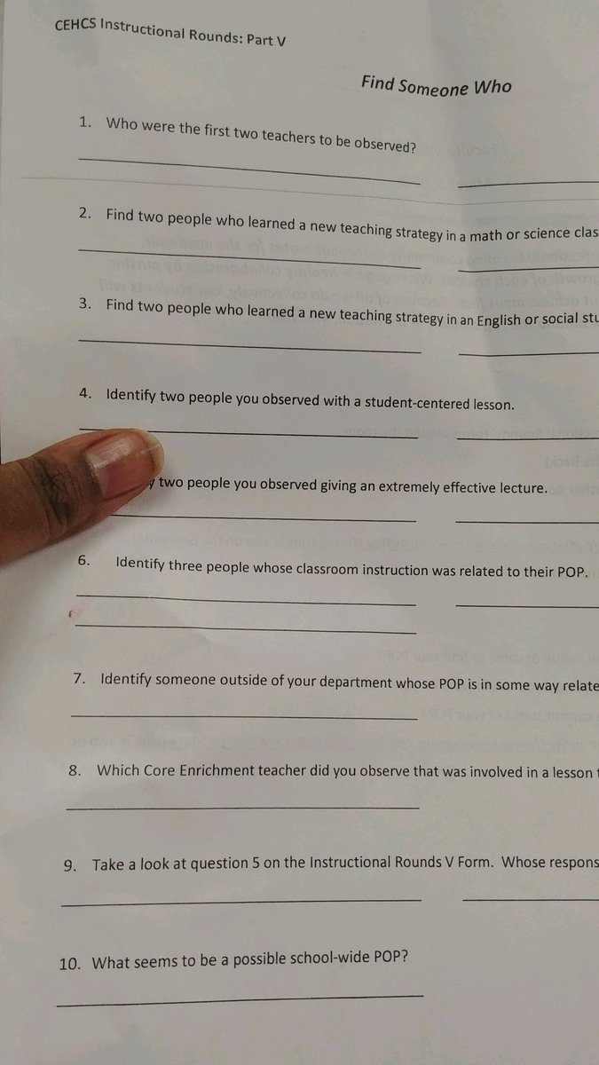 4MsDeanCrawford's tweet photo. @ChallengeECHS Teachers wrap up their 5th Cycle of Instructional Rounds with Results and Reflection. @MrPabloVictor @MrsBeaRoberson @MJH0726 @trmill37 @TeamHISD #CECHS❤️ https://t.co/Ue8FSaCXaN