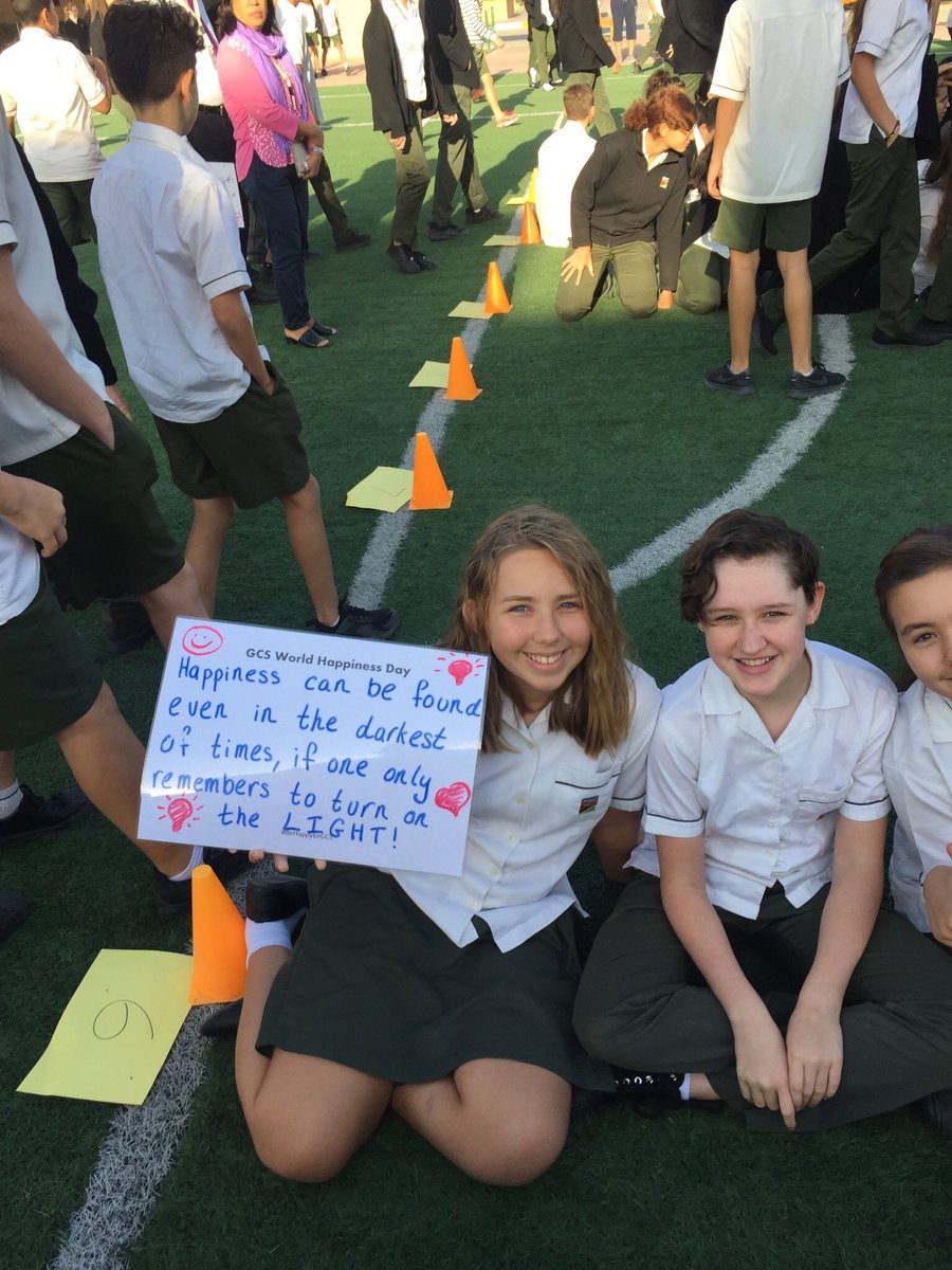 rolaghadban's tweet image. It was amazing sharing #WorldHappinessDay today with the whole school! So many #smiles and #positive messages shared with many holding their #happy signs proudly! @GCSdubai @MrJamiePlunkett #bestdayever #gratitude #compassion @JillShadboltGCS