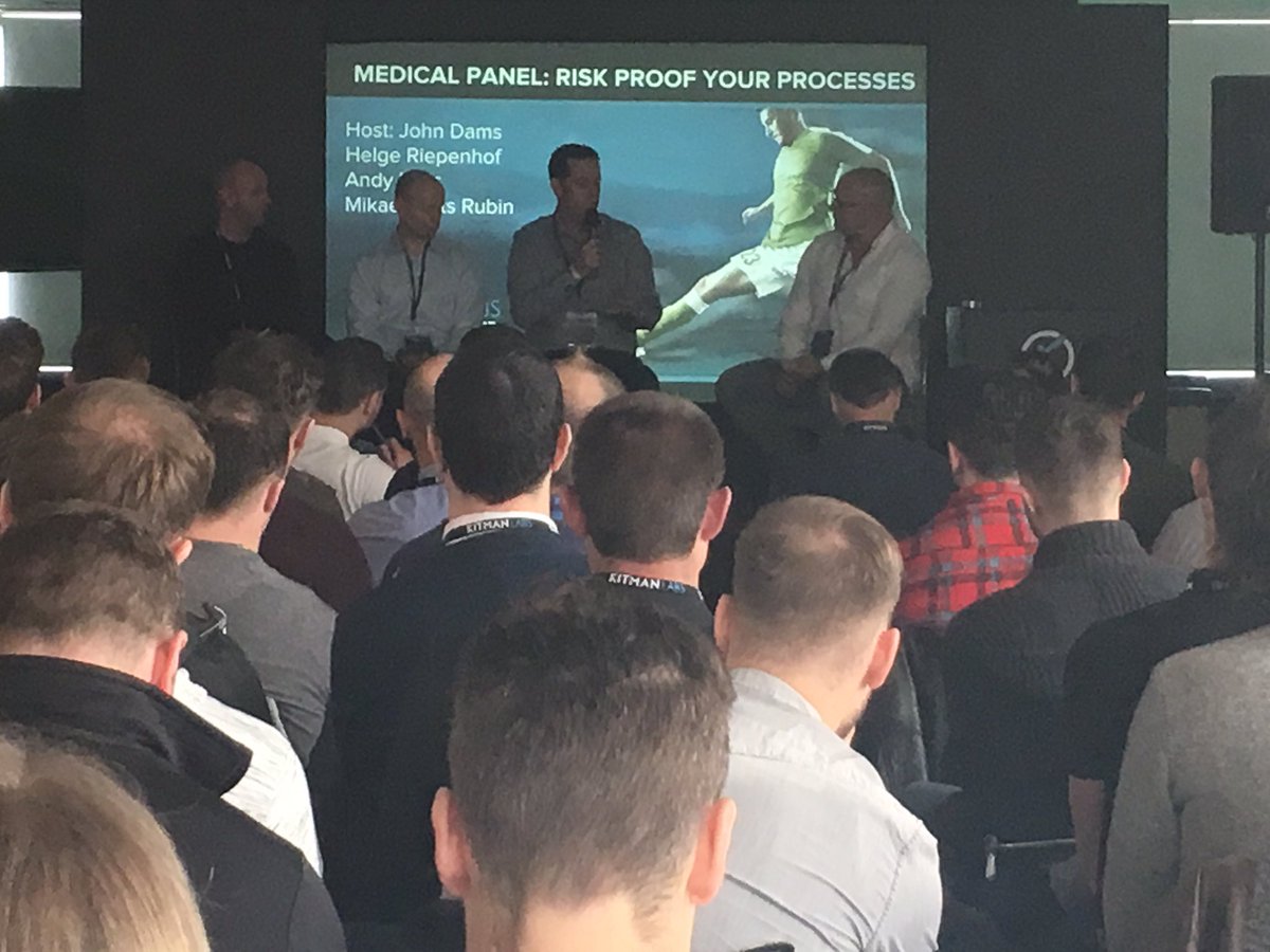 KitmanLabs's tweet photo. Great chat by our medical panel about one team -S&C and Medical together- making decisions with objective data and sharing a common objective. Thank you Andy, Helge, Mikael! #KLSummit #sharedview #commonobjective https://t.co/71jyY4JxQe