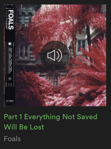Albumcover von "Everything Not Saved Will Be Lost"
