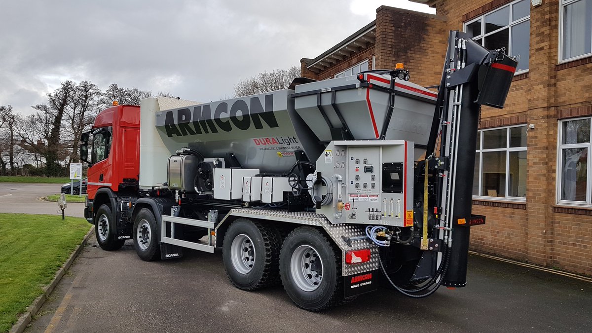 ArmconMixers's tweet photo. We are proud to release the new #Britishmade DURALight #ARMCON mixer @UKConcreteShow today. Come and visit us on stand D80 #volumetric #CONCRETE #UKConcreteShow2019 https://t.co/y5aHcStIaV