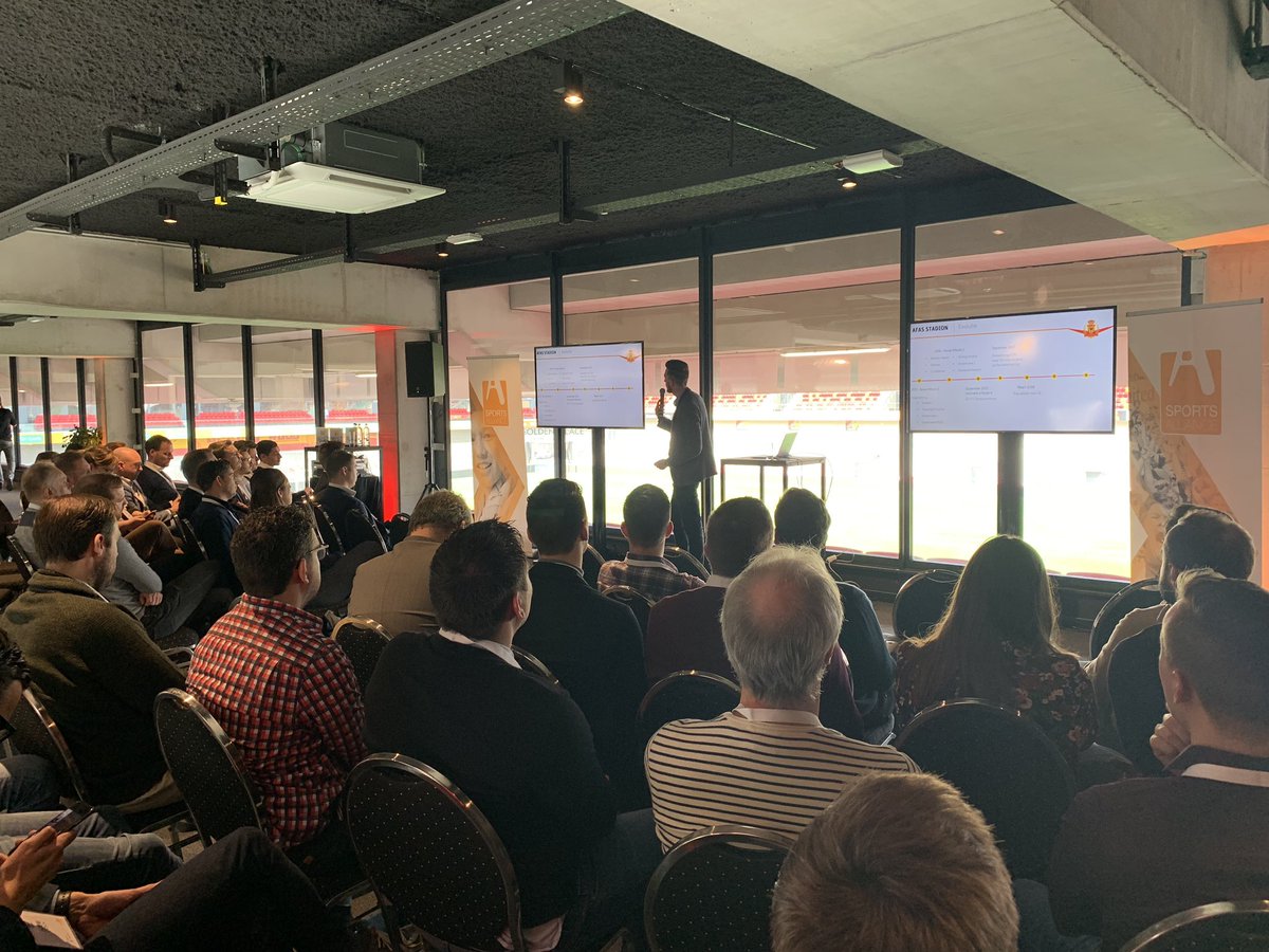 Gert Aerts from <a href="/kvmechelen/">KV Mechelen</a> tells more about the stadium renovation. #saday2019 #foodforthought #empoweryourdata