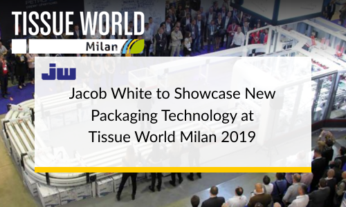 JacobWhiteLtd's tweet image. The world’s largest dedicated tissue industry trade show, Tissue World Milan 2019 is approaching fast – and Jacob White will be there, showcasing our latest, fastest machine. Visit us on stand D804 (Hall 3). ow.ly/YW3y30o7jag 
#TissueWorld #TissuePackaging #PackagingMachine