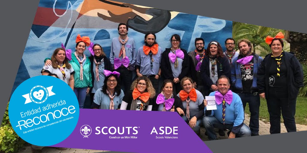 RedReconoce's tweet image. .@scovalen es una #EntidadReconoce que cuenta con 4000 niños/as y jóvenes y potencia el #escultismo en la #ComunitatValenciana a través del desarrollo integral de las personas mediante el #MétodoScout | #ScoutsValencians #Escoltisme #Voluntariado | +info: scoutsvalencians.org