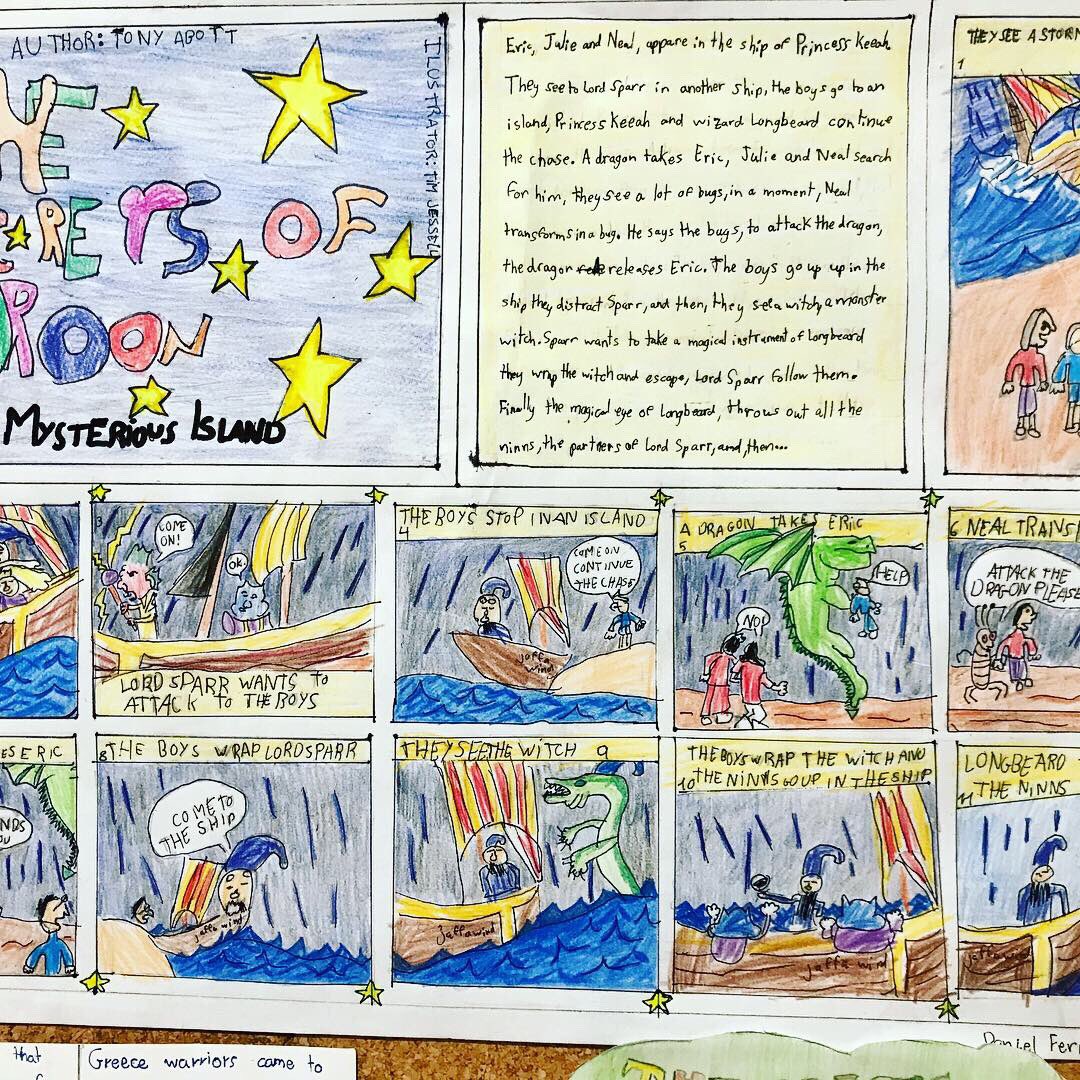 colegiorosalux's tweet photo. Check out the Comic Book projects by our 6th graders!!! Great job!!! #animaciónalalectura #englishprojects #welovereading #pequeñosgrandeslectores #micolemola #ceiprosaluxemburgo #aravaca #pozuelo https://t.co/ZNSw4KEnC6