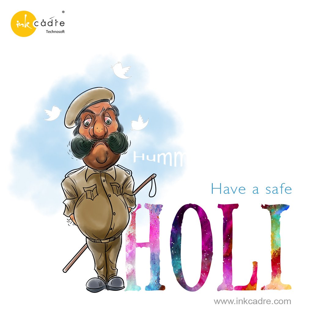 Inkcadre's tweet photo. Happy Holi..
#Inkcadre,#Illustrations ,#IIlustrationAndGamingStudio,#GamingStudio,#Chowkidar,#HappyHoli2019 ,#WednesdayWisdom #comicart #Cartoon. https://t.co/yO3qq9OB1G