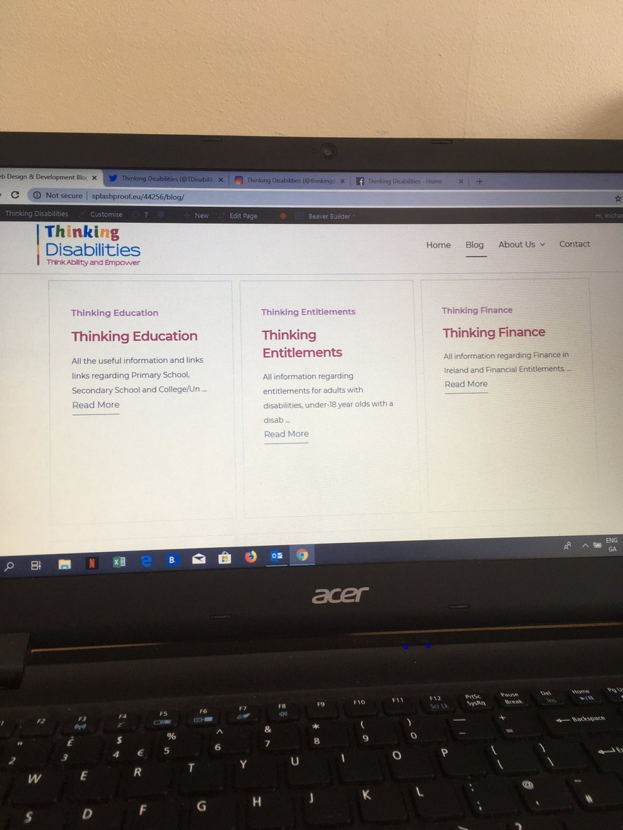 TDisabilities's tweet image. Thinking Disabilities @TDisabilities is nearly there, will be going to air soon. It will be one stop place for disability information for people in Ireland #Disability #DisabilityEntitlements.