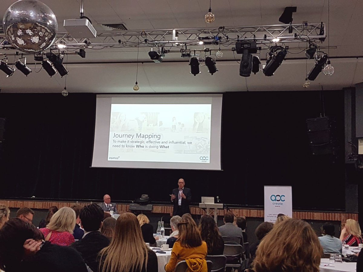 EducateDirect's tweet image. Learning how we make students feel when they come to the college. Great insights from @JerryAngrave, Customer Experience Director at Empathyce about mapping customer journeys.
@AoC_Create 

#AoCComms19  #customerjourneys #education #colleges